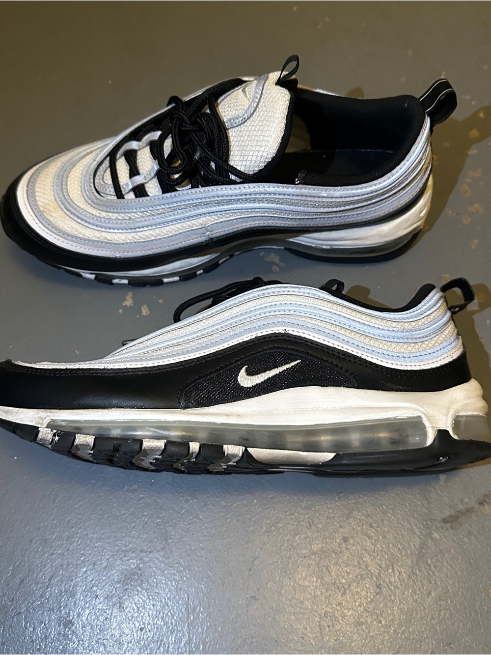 Nike Men’s Air Max 97 - Black, White & Silver